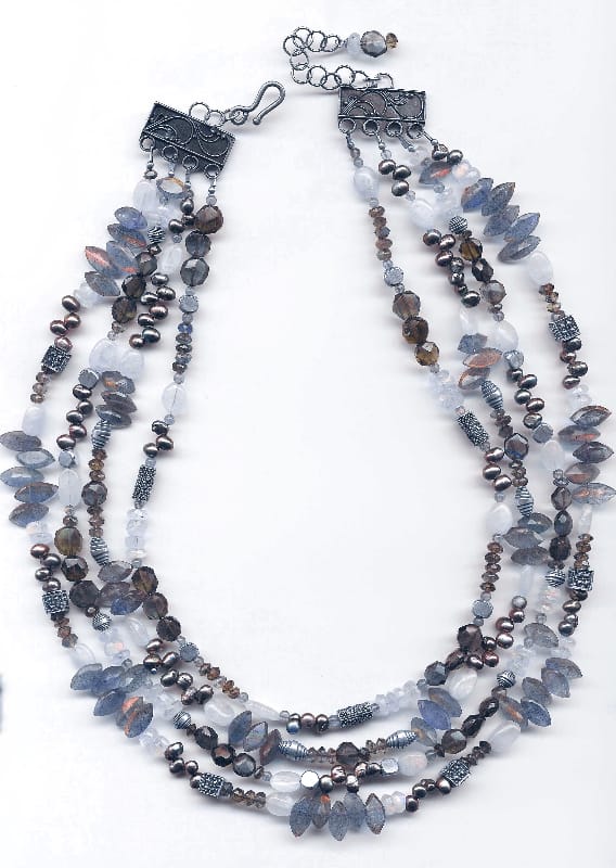 four-strand-blue-tone-necklace